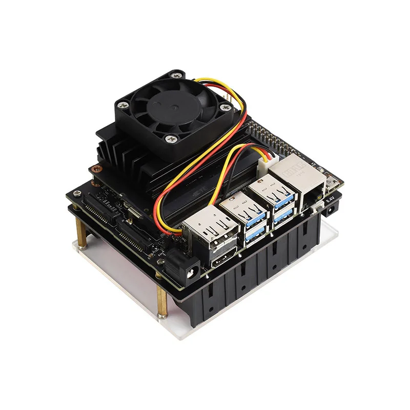 Fuente de alimentación ininterrumpida, módulo UPS (B) Para Jetson Nano (B01) o Kit de 2GB, salida de 5V hasta 5A, Conector de pines Pogo de alta corriente