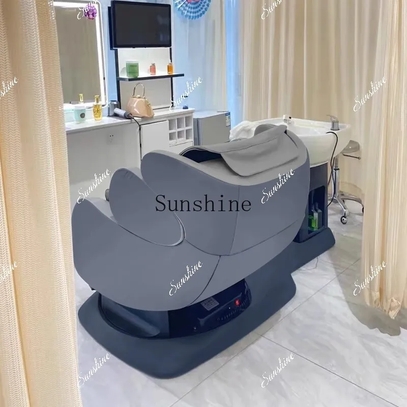 Smart Electric Massage Flush Bed Multifunctional Rotating Beauty Shop Scalp Care  FT