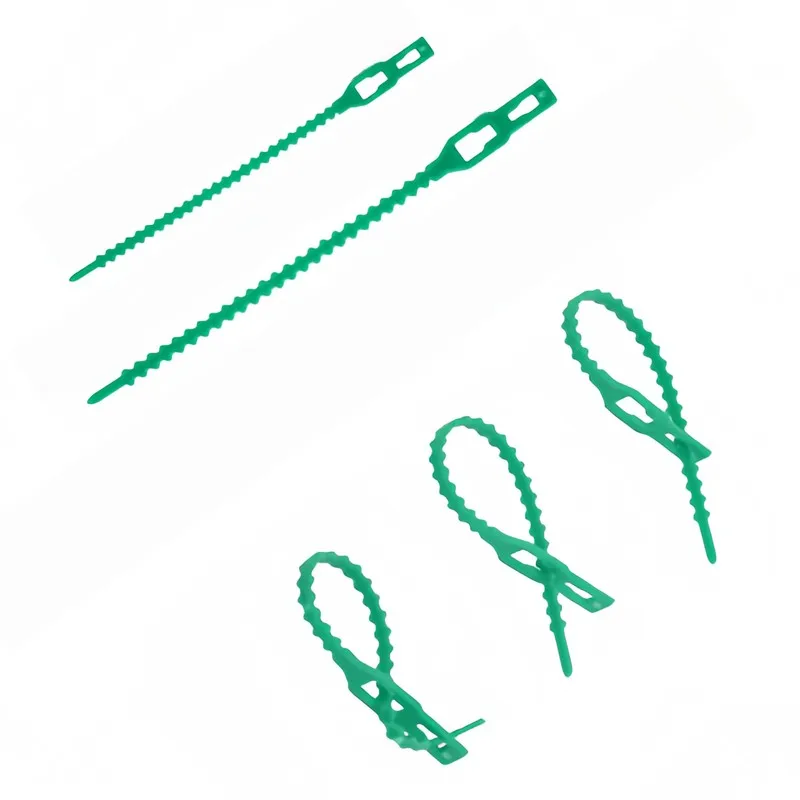 61Pcs17cmFishbone Cable Tie SelfLockAdjustableRepeatUseUse Suitable forGardeningClimbing VinePlant、TomatoVineFixing FirmPlast
