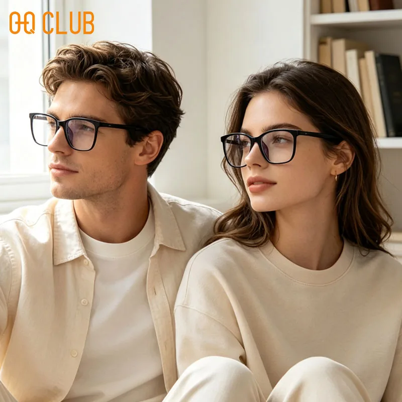 O-Q CLUB Eyeglasses Women's Eyepieces Blue Light Glass for Woman Resting Lenses Transparent Glasses Man Style Eyeglass Frames