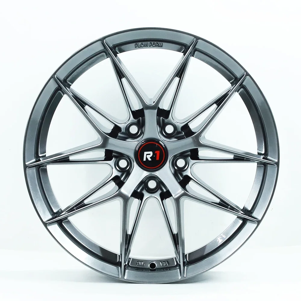 

DX249 15/16/17/18/19 Inch Hyper Black 5X100 Multi Spoke Car Wheels
