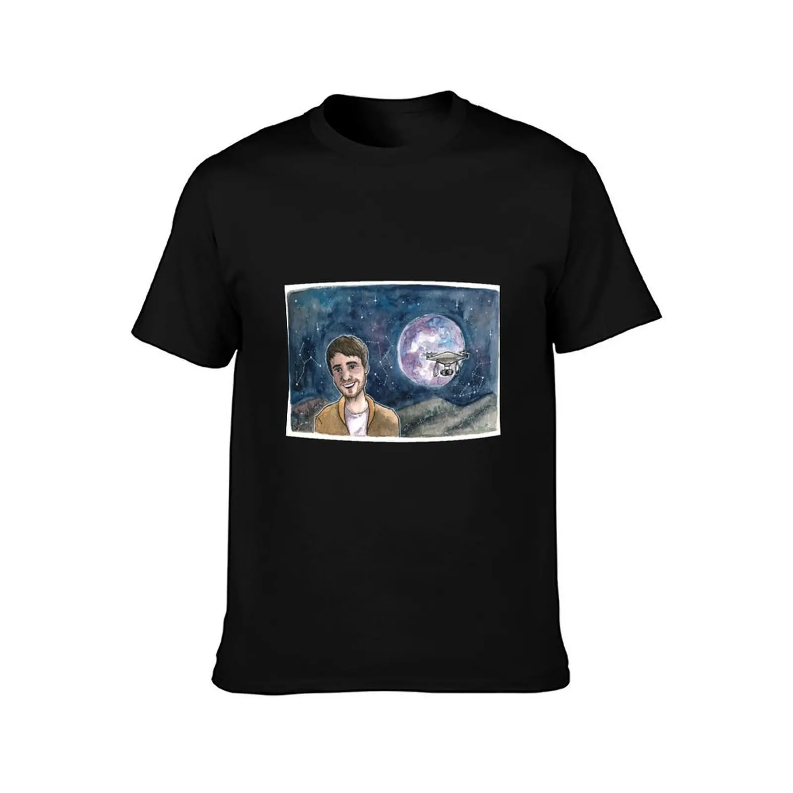 Amixem T-Shirt, Summer Casual Cotton Tee, Oversized Streetwear Tops, Vintage Graphic Print, Loose Fit Short Sleeve, 100% Cotton