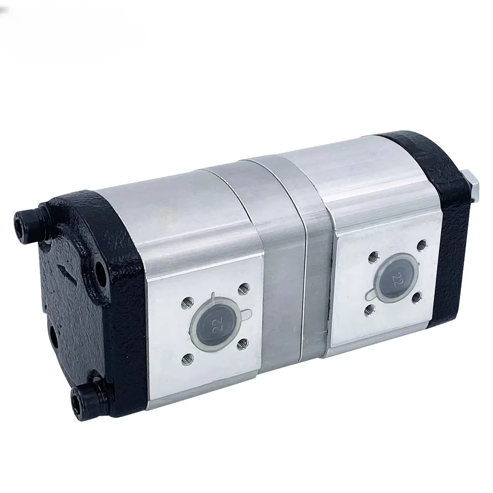 Pump factory offers fast delivery, hydraulic double gear pumps