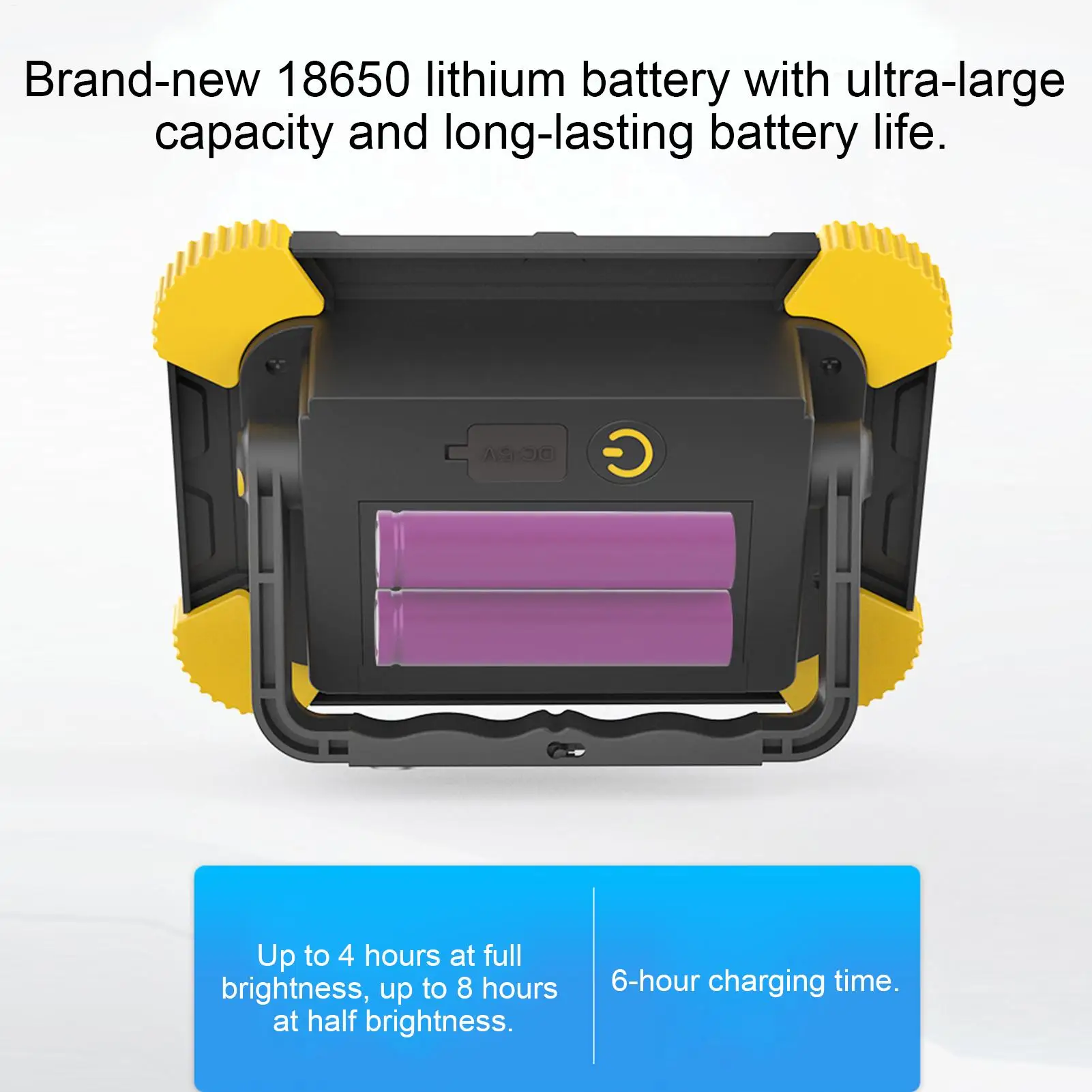 

Перезаряжаемый прожектор, 5-режимный ручной прожектор, фонари для кемпинга, для строительных площадок, гаражная мастерская, ремонт дома