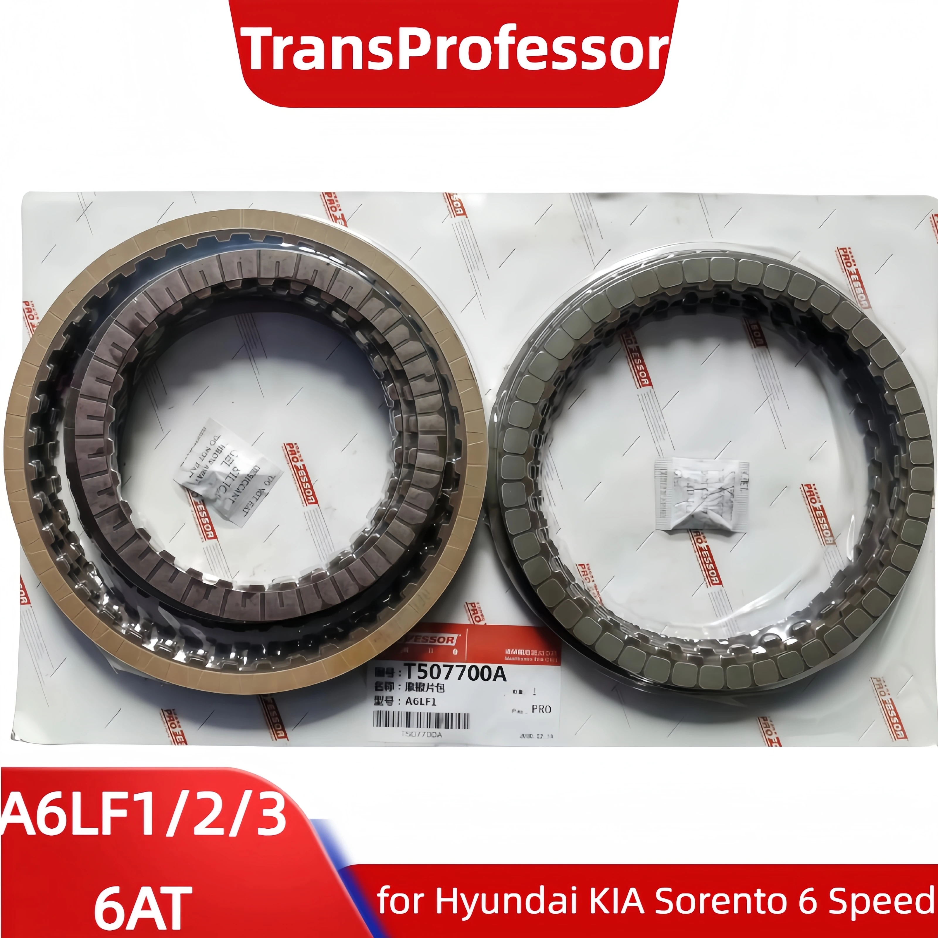 

A6LF1 2 3 Transmission Friction Clutch Discs Repair Kit for Hyundai KIA Sorento 6 Speed,TransProfessor Gearbox Car Accessories