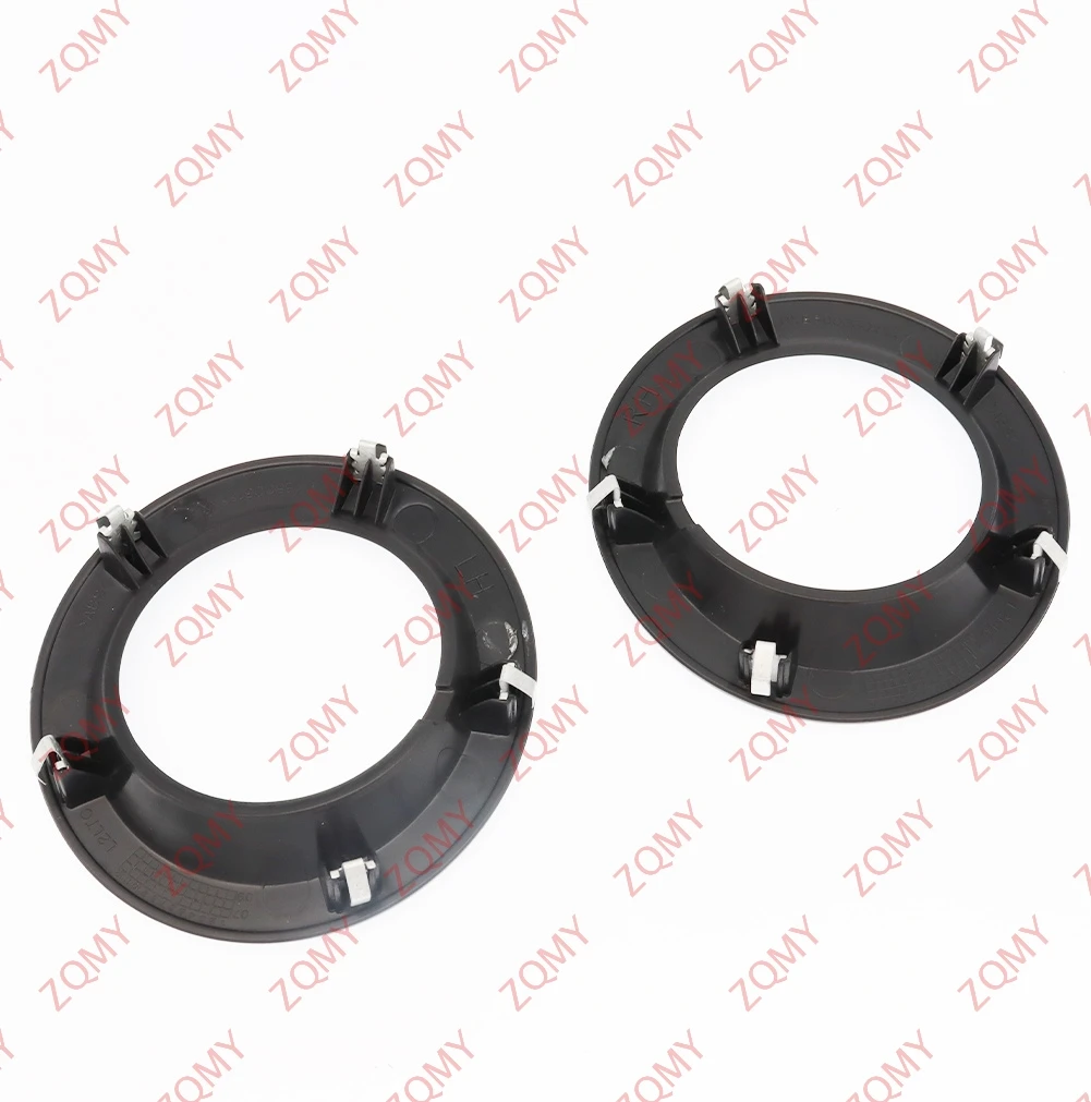 1pcs For Land Rover Range Rover 2006 2007 2008 2009 Front Bumper Fog Lamp Light Bezel Cover Gloss Black ABS Auto Parts