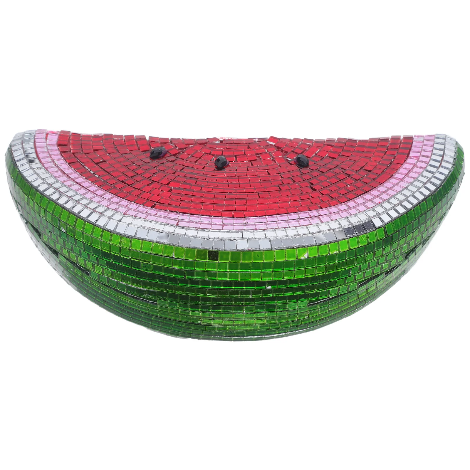 

Mirror Watermelon Decor 1 Piece Stylish Home Ornament Desktop Accessory Modern Art Sculpture Elegant Fruit Design Perfect