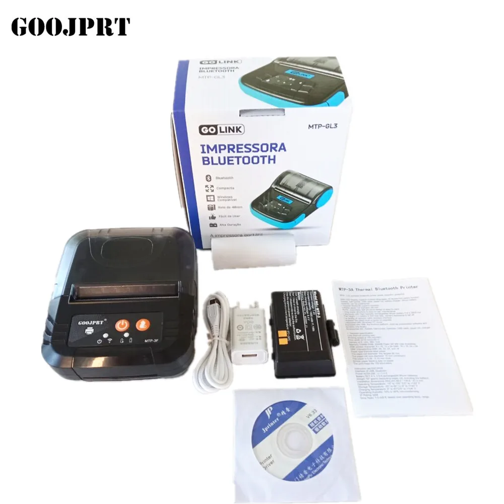 GOOJPRT MTP-3F High Performance Wireless 80mm Thermal Printer Mechanism Direct Thermal Printing Technology Printer