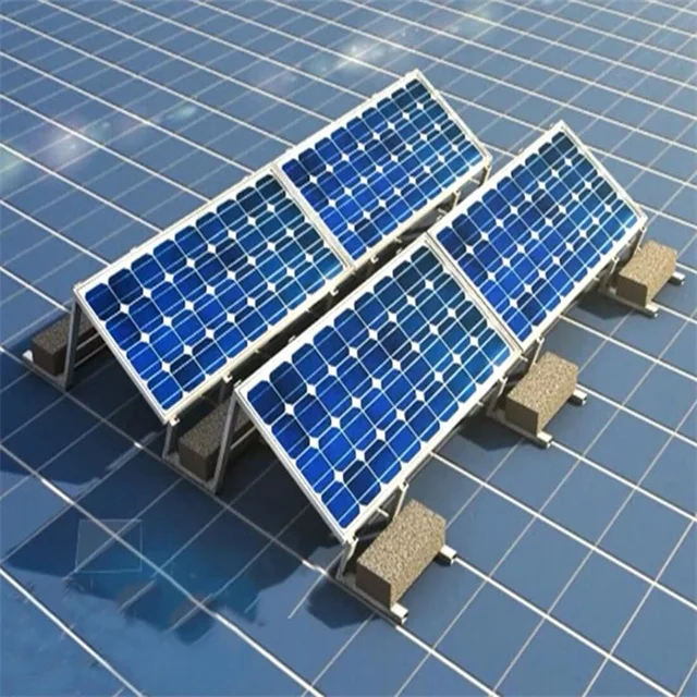 Adjustable Flat Roof Triangle PV Mount Bracket, Home Solar Panel Fixing Accessories, Stable Hardware Parts for Small Capacity Re