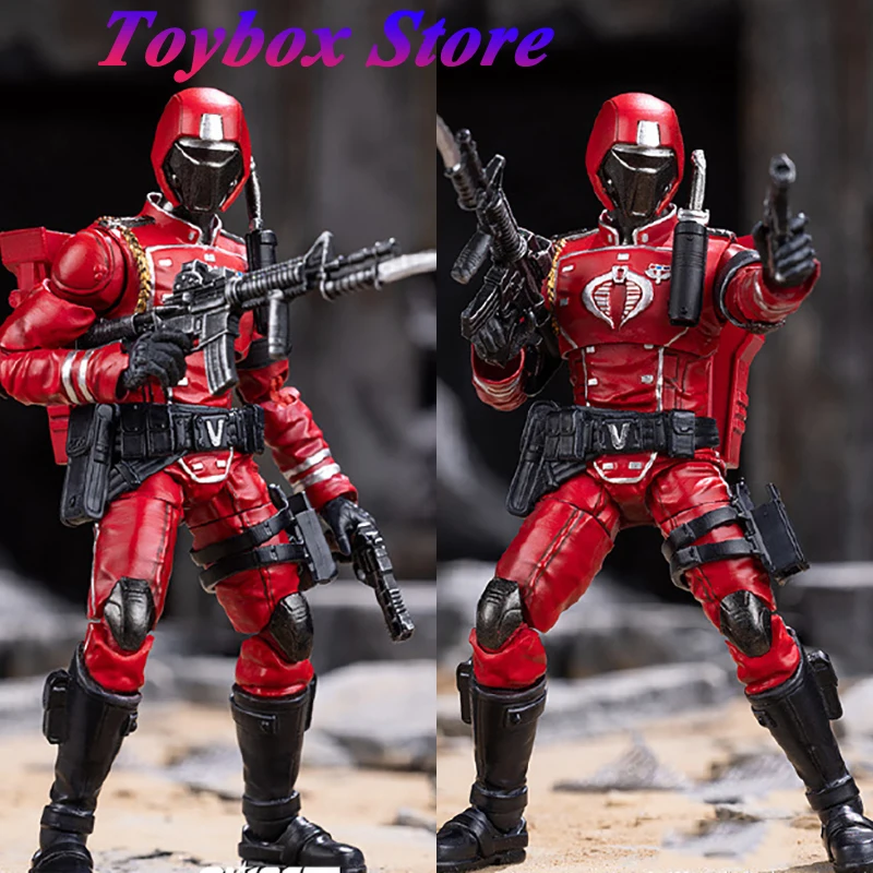 

HIYA 1/18 Scale Special Forces Crimson Guard Super Flexible Body Design 3.75inch Military Action Figure Scene Ornament Toys