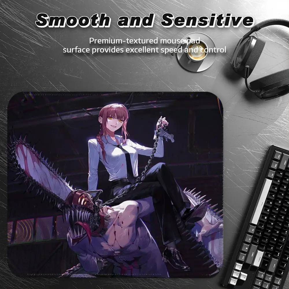 

Chainsaw Man Mouse Pad Offices Accessories Gaming Small Mousepad Desk Mat Office Rug Gamer Mats Anime Gadgets Computer Mause
