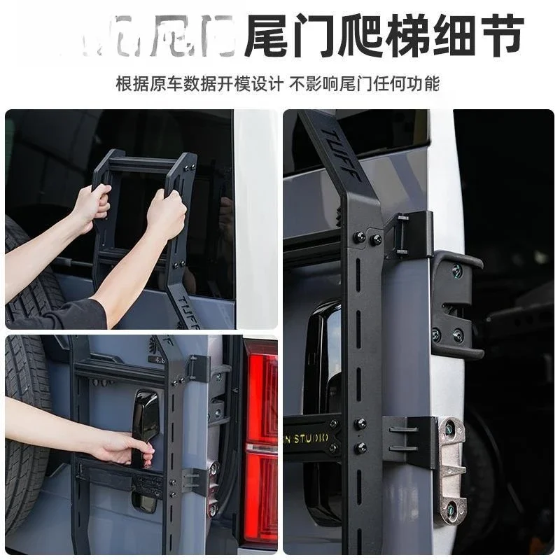 OEMspecial for tailgate ladder roof platform rear ladder five modified parts