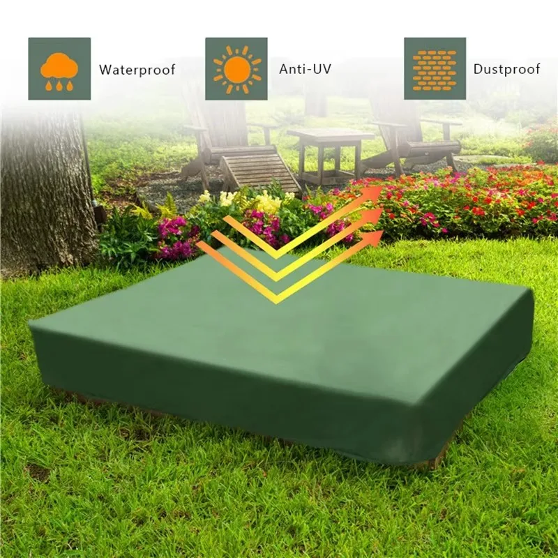 Indoor Waterproof Windproof And Dustproof 210D Green Oxford Cover Outdoor Tricycle Fish Tank Rain Cover