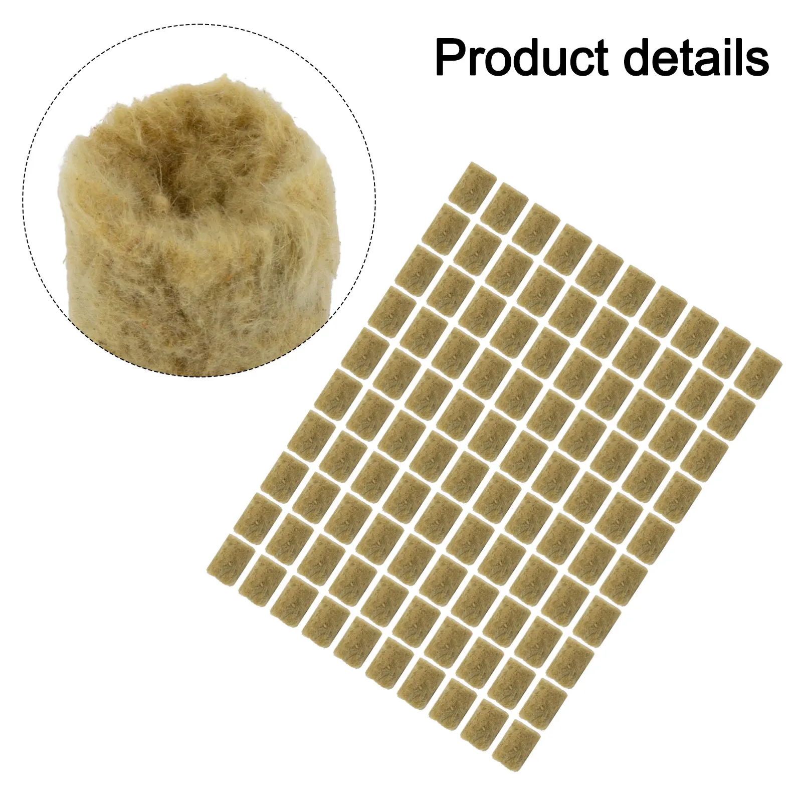 Moisture Retention Rock Wool Substrate 27*20 Mm Optimized Plant Growth Substrate Root Health Aerated Growth Medium