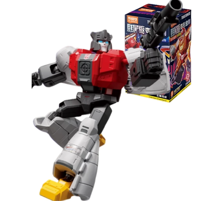 BLOKEES Transformers Star Edition 8-montage bouwstenen UNICRON HEAD Optimus Prime Metroplex mobiel model speelgoed cadeau