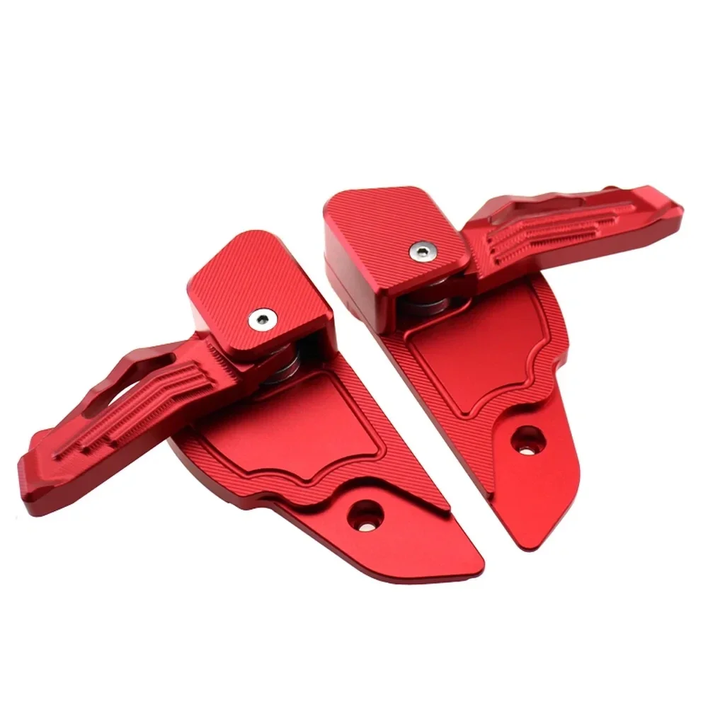 

Motorcycle Foldable Rear Passenger Footpegs Extention Foot Pedal Footrests Foot Steps For Vespa Primavera Sprint 50 125 150