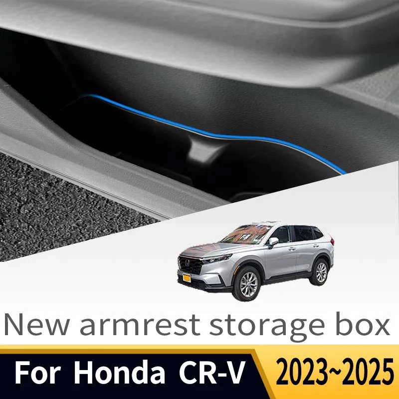 Auto Parts Suitable For Honda CR-V CRV EX Breeze 2023~2025 Car Central Control Armrest Storage Box Multifunctional Accessories