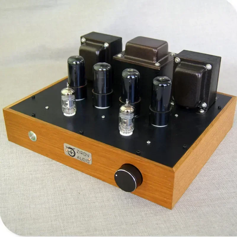 Casing Kayu Mentah 6P6P 12AX7 10W * 2 Amplifier Amp Tabung Sirkuit Tarik Dorong (Kemampuan Menggantikan Tabung 6V6 ECC83)