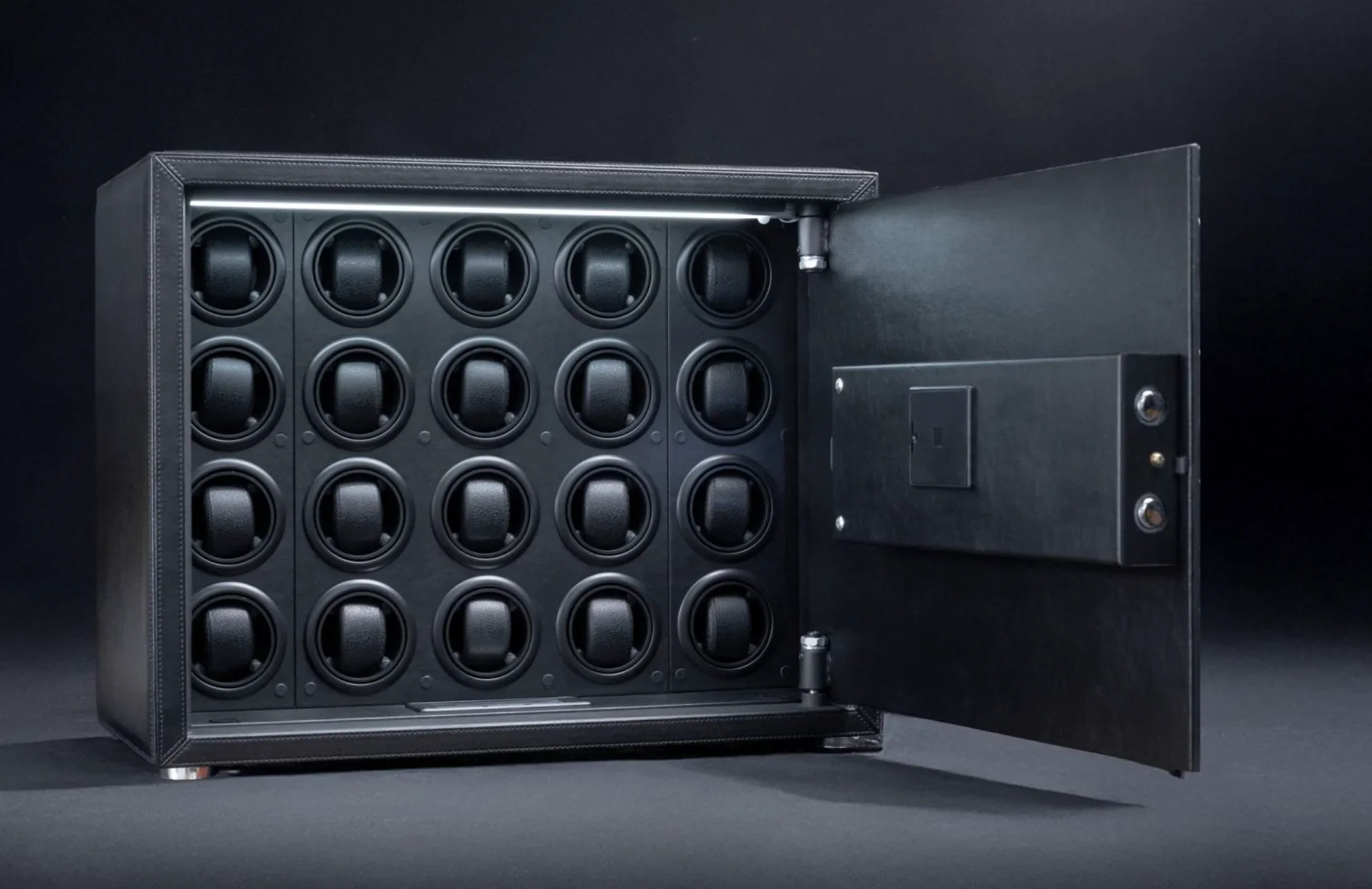 Watch Winder Safe with Password Lock, Jewelry Watch Safe, Table Top Safe, Storage Cabinet, Home Use
