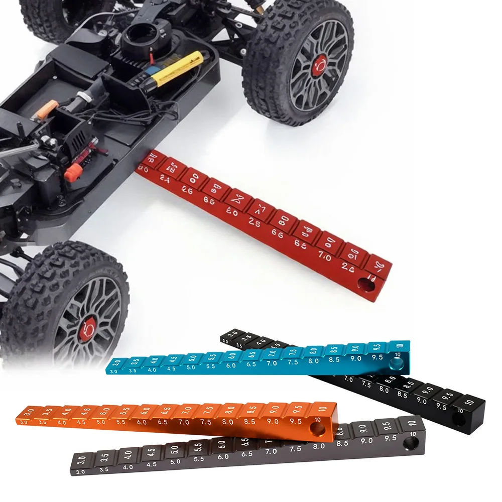 

9IMOD RC Car Height Ruler Chassis Droop Gauge 3-10MM For RC 1/10 Drift Car Measuring Tool