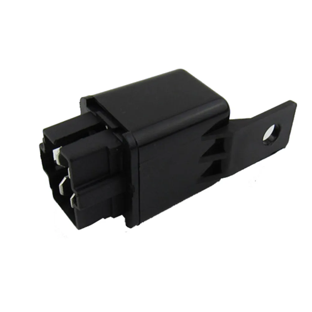 Car Relay 12V 40a Automotive Mini 4 Pin Black Normally Open Lightweight Relay for Motorcycle Air Conditioner Compressor