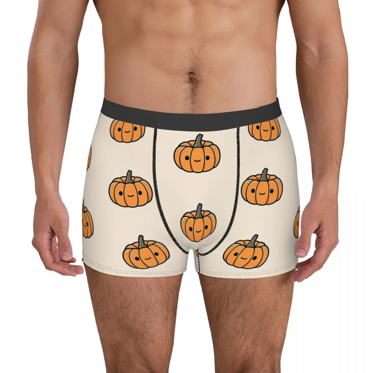 Pumpkin Chibi Mini Underpants Homme Panties Man Underwear Comfortable Shorts Boxer Briefs