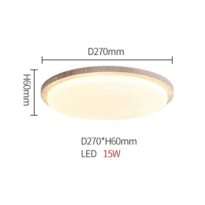 Lámparas Led de 15W para sala de estar y restaurante, accesorios de iluminación de techo modernos, estilo crema, cálido, amarillo, travertino,