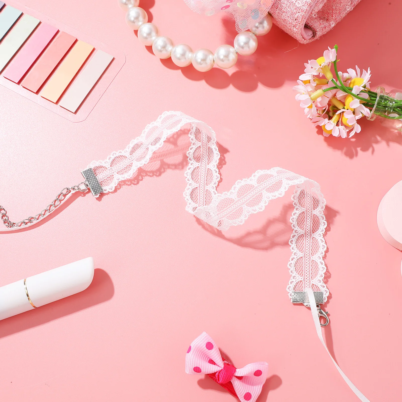 

Lace Collar Necklace Choker for Women Accessories Multi-layer Necklaces Classic Miss