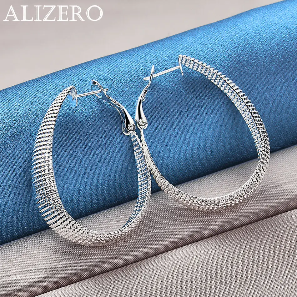ALIZERO 925 Sterling Silver Ov - Women'S Accessories Gift Ideas ulasan dan harga