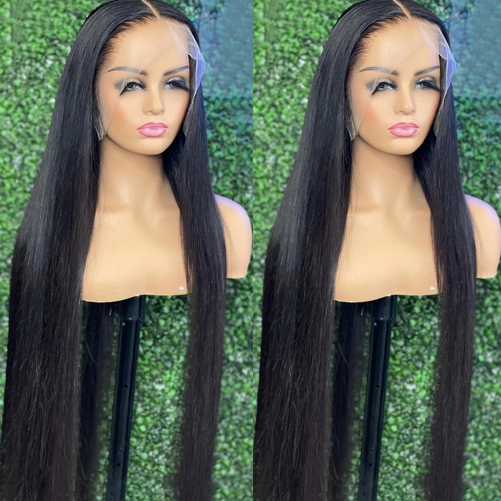 Brazilian Straight Lace Front Wig Human Hair 360 HD Lace Frontal Wigs 13x4 Lace Front Human Hair Wig Preplucked Wigs For Women