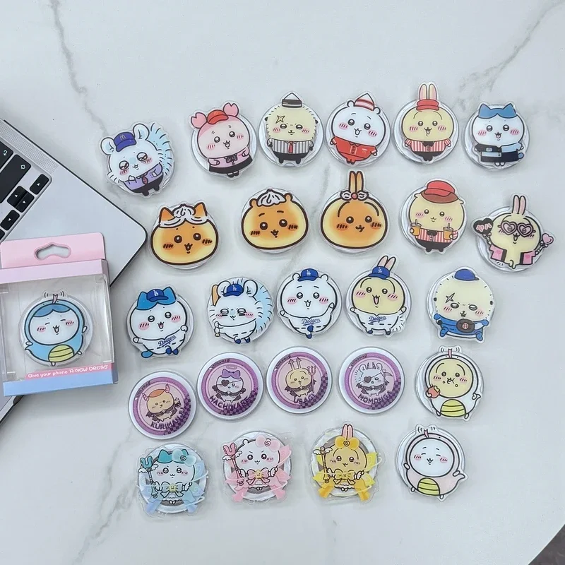 かわいい日本アニメ Chiikawa ウサギ Hachiware Magsafe 磁気電話グリップ Tok スタンド iPhone 折りたたみ式ワイヤレス充電ホルダー