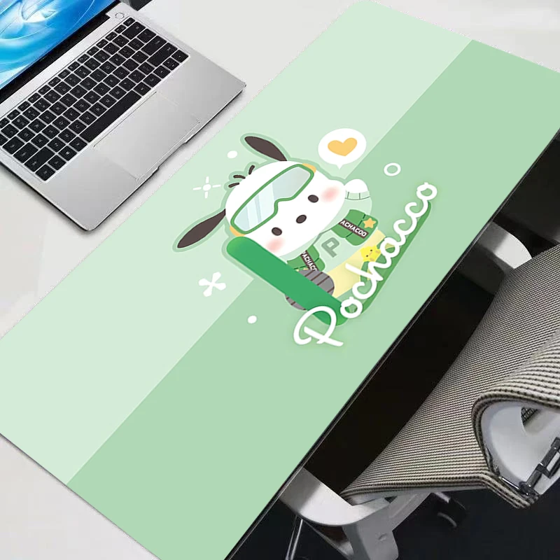 Tapis de souris Pochacco e-sports joueurs Anime Carpe PC Gamer ordinateur Mausepad Varmilo clavier accessoires de jeu tapis de bureau étendu