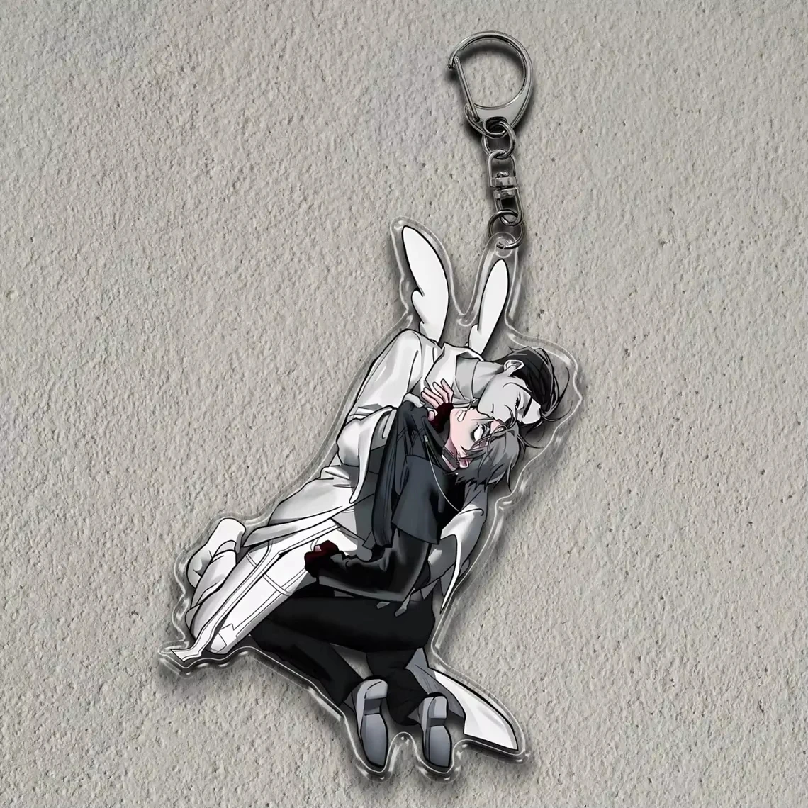 أنيمي سلسلة مفاتيح مصنوعة من الأكريليك للمرحلة الغريبة MIZI SUA TILL IVAN HYUNA LUKA 6 سنتيمتر أنيمي قلادة رائعة سلسلة معدنية شفافة