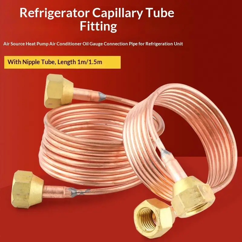 3 Mm Flexible Coil Copper Capillary Tubing For Refrigerator Cabinet DIY Hardware Tool
