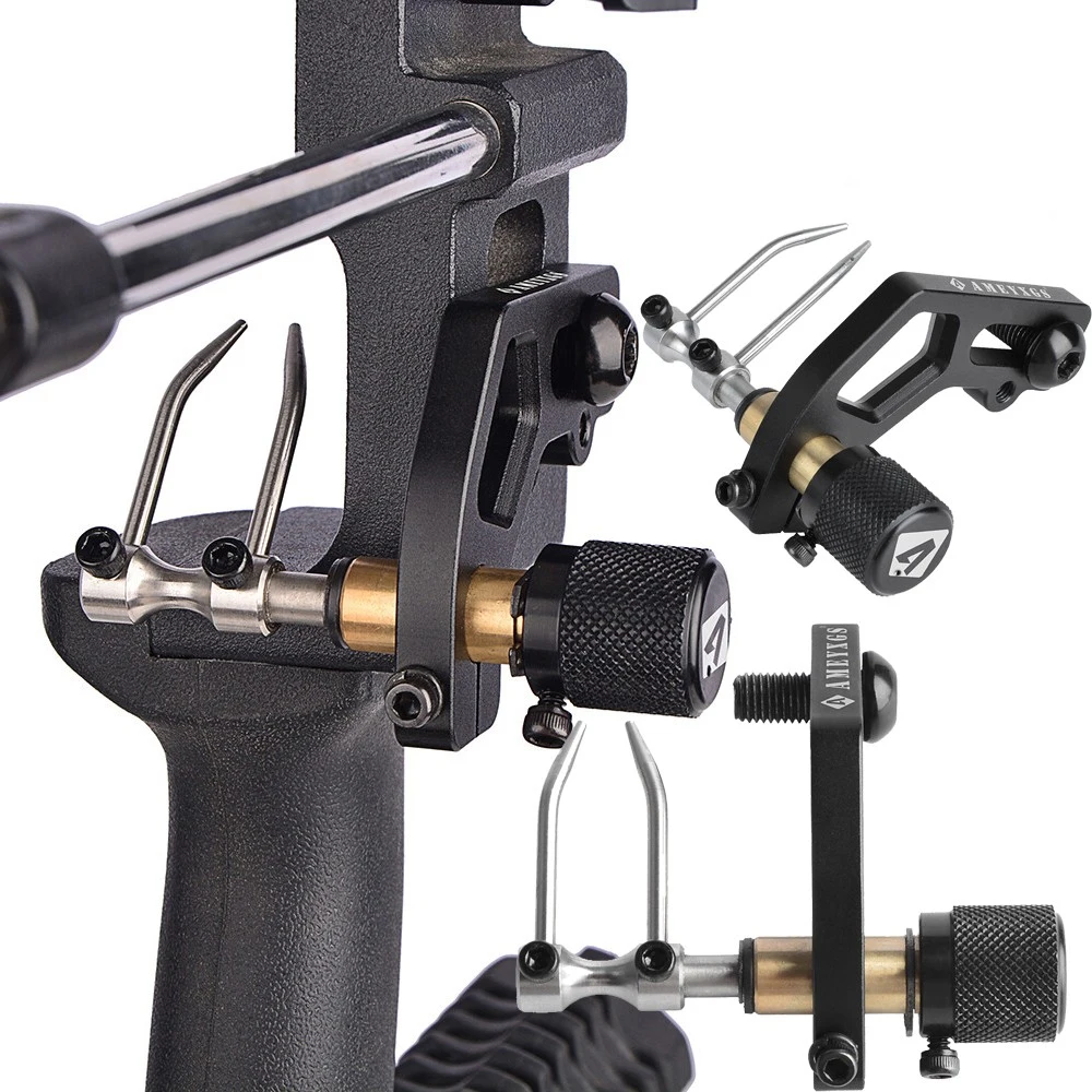 

Archery Arrow Rest Compound Recurve Bow Launcher Right/Let Hand Adjustable for Outdoor Shooting Hunting Accessory