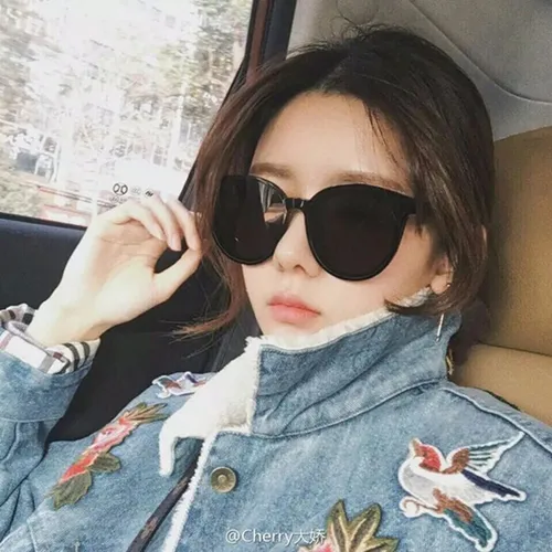 OIMG gafas de sol tipo ojo de gato para mujer, gafas negras de marca Vintage, gafas de estilo a la moda, gafas de sol con personalidad, gafas de sol UV400