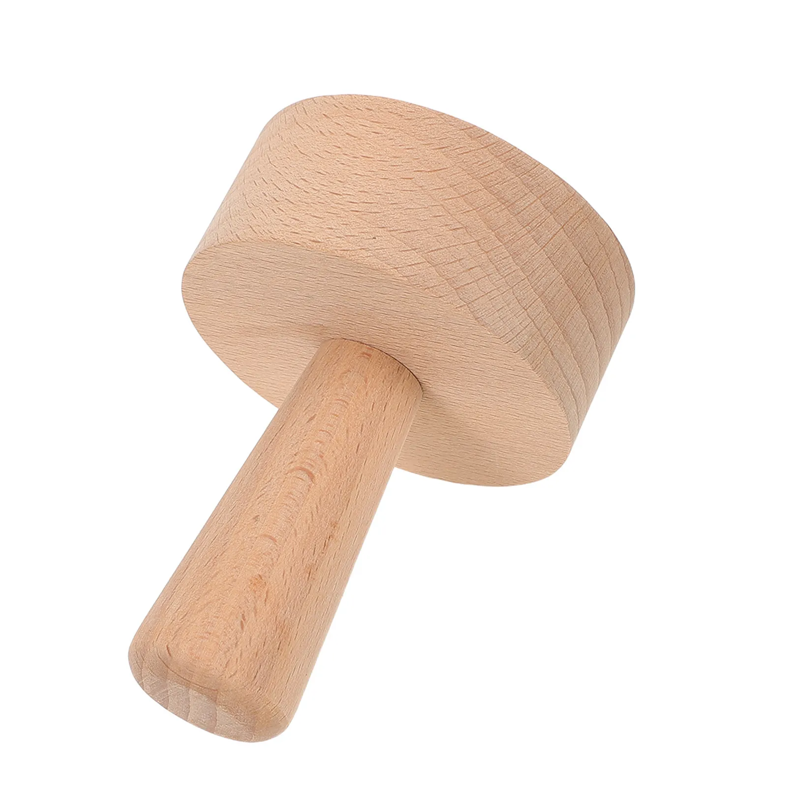 Round Wooden Tart Presser with Removable Bottom Egg Tart Pusher Dough Pressing Tool for Home Chefs Making Kit