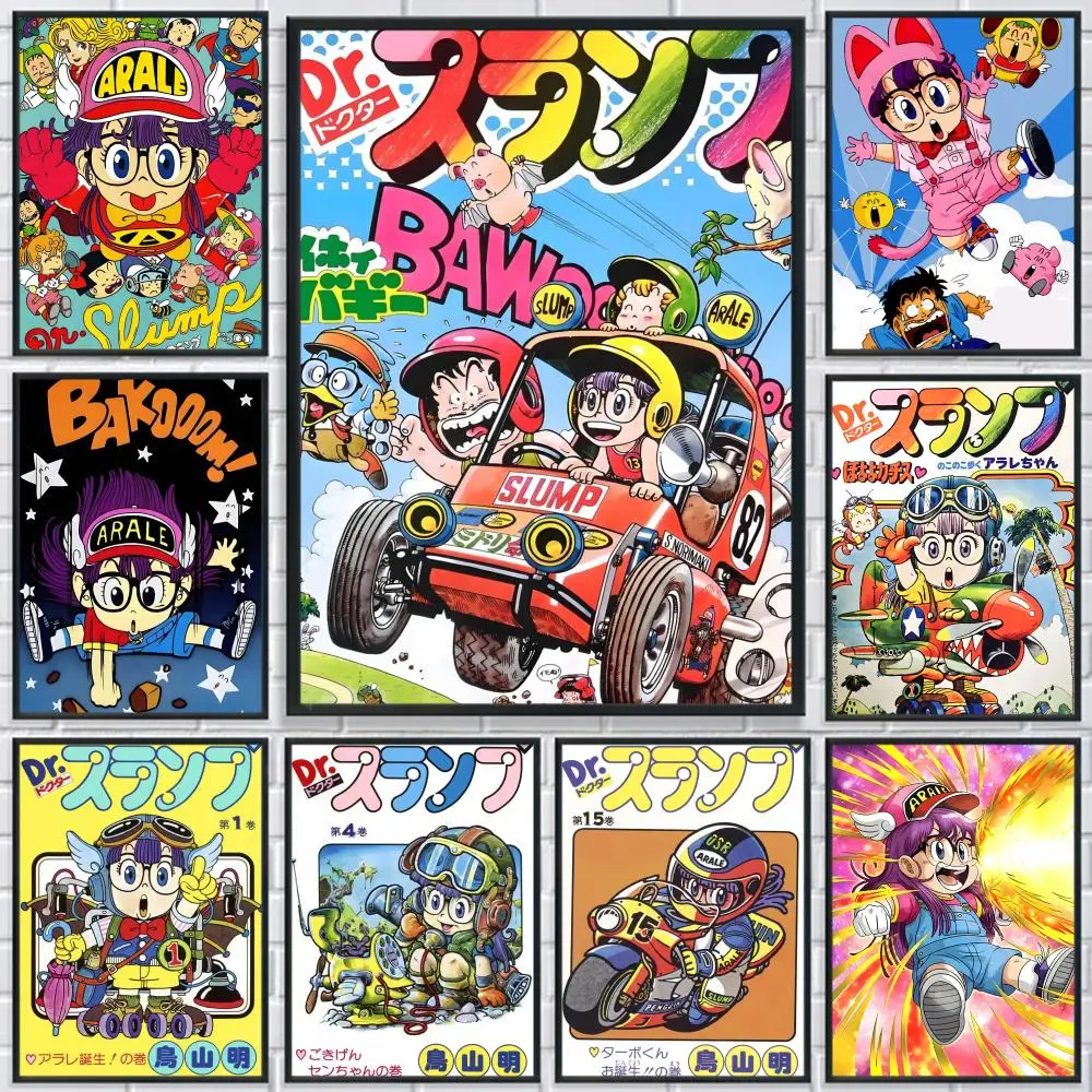 

Anime Cartoon D-Dr SlumpS Poster HD Print Personalized Canvas Wall Mural Art Poster Photos for Living Room Home Decor Durable