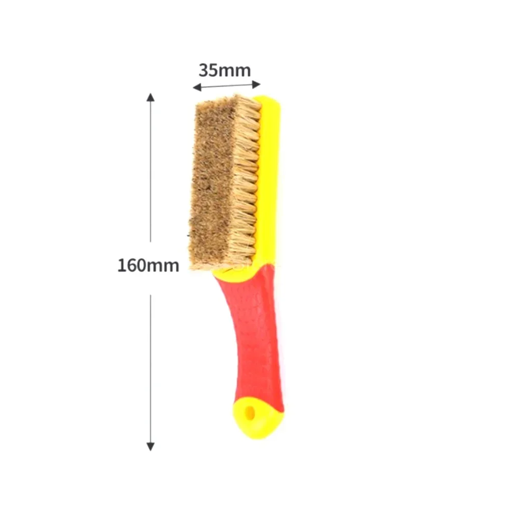 Escova de limpeza com cerdas de nylon, soldando ferramentas da limpeza, carro, telhado, tela, esteira do assoalho, 1pc