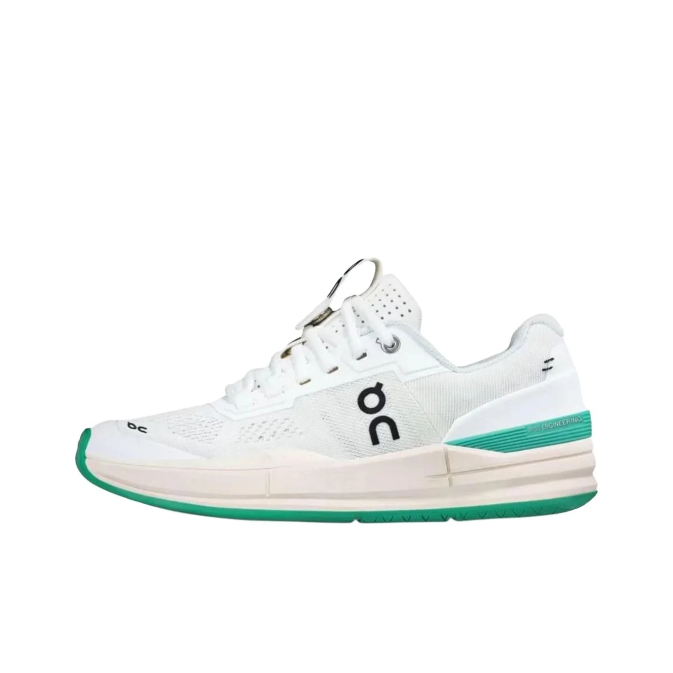 

On The Roger Pro Mesh Breathable Support Low top Running Shoes Women's White Green 48.98047