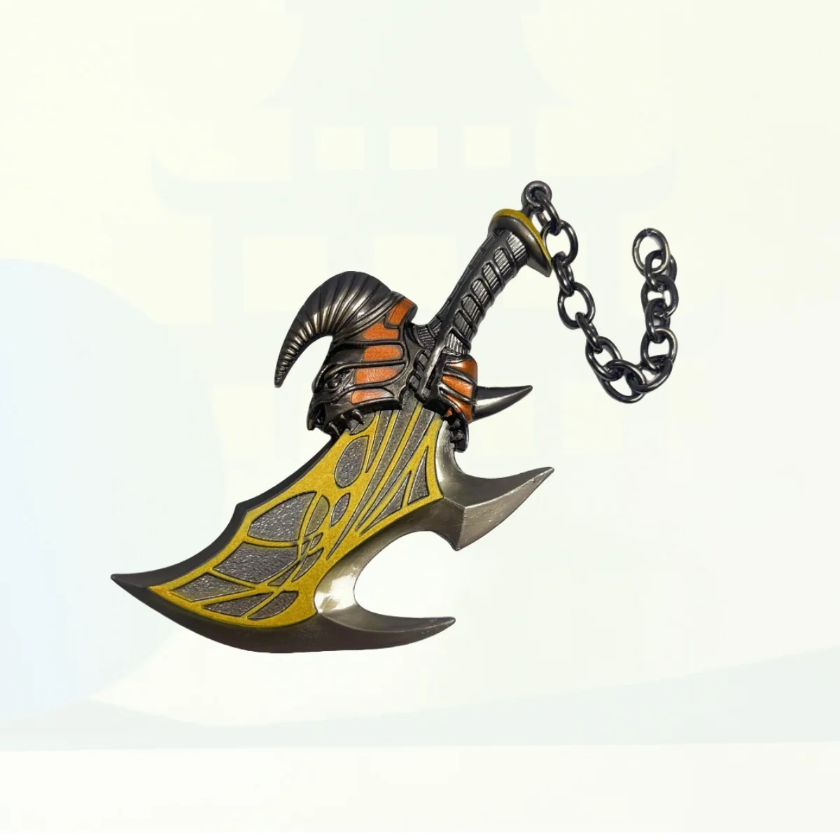 3.9 inch God of War Kratos Metalen Katana Zwaard Ninja Mes Originele Samurai Sabel Japanse Katana Cosplay Accessoires Prop Speelgoed