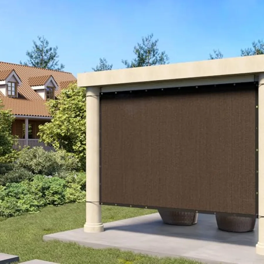 

Ткань для затенения 6x6 футов (90% затенения) с люверсами для патио, сада, перголы, навеса