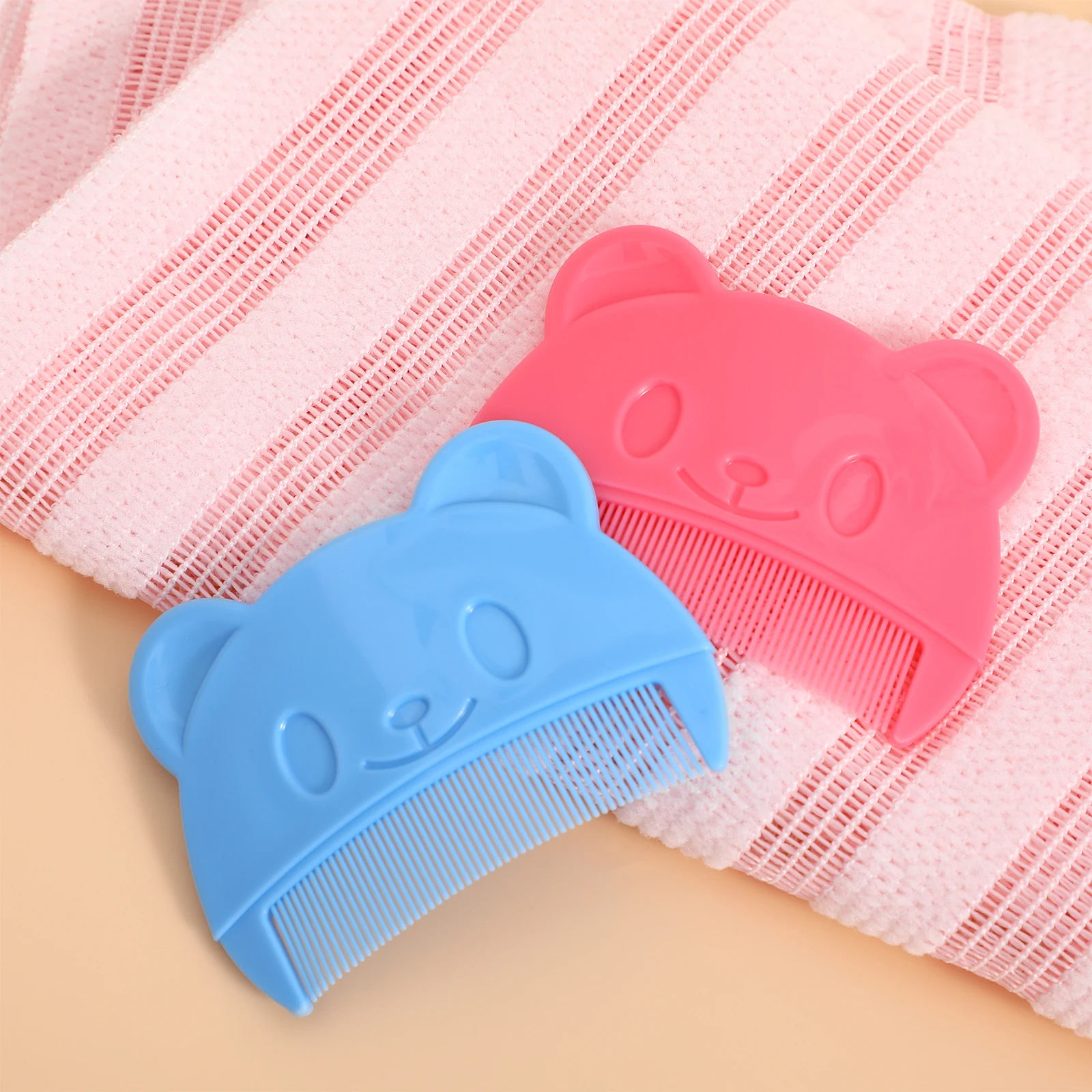

2 Pcs Baby Comb Combs Hair Brush Set Toddler for Plastic Fine Tooth Dandruff Newborn
