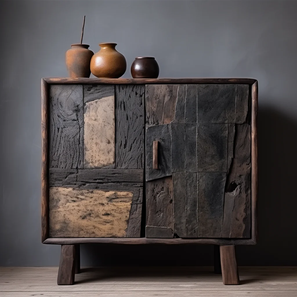 

Wabi Sandy Wind Bucket Cabinet Dining Side Cabinet Display Cabinet Solid Wood Locker B & B Tea Room Tea Weathered New