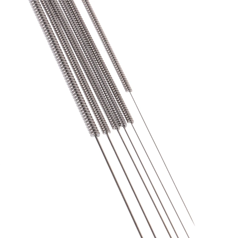 5PCS 3D เครื่องพิมพ์ชิ้นส่วนโลหะสแตนเลสสตีลหัวฉีดทำความสะอาดเข็ม Mata Bor 0.2/0.25มม.สำหรับ J-Head Hotend หัวฉีด