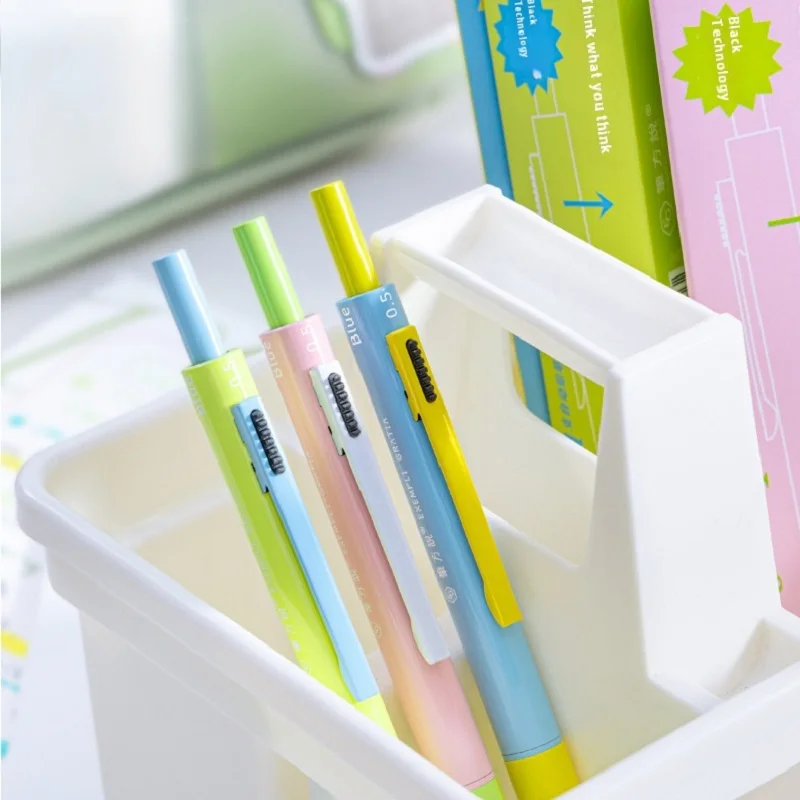 

Gravity-sensitive Pen Four Color Gel Pen for Students To Take Notes Black Tech Four In One Multifunctional Color Ballpoint Pens