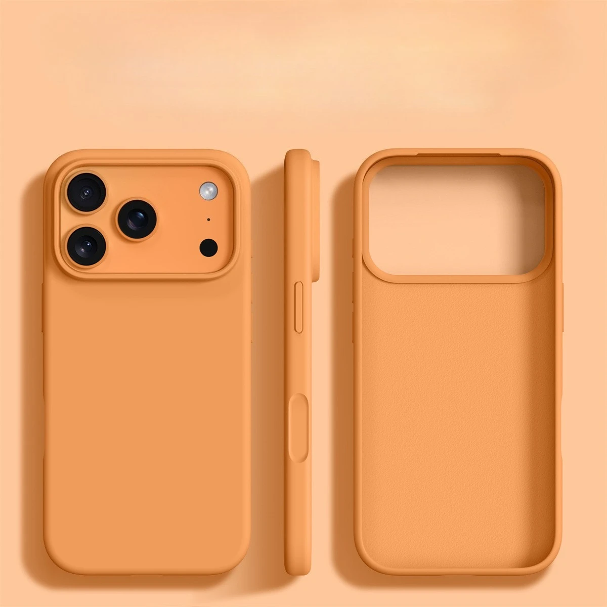 Für IPhone 17 Pro Max Flüssigkeit Silikon Telefon Fall Weiche Stoßstange Schutz Abdeckung für IPhone Air 16E 16 15 14 13 Pro max Funda Fällen