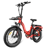 FAFREES F20 MAX Electric Bicycle 500W 48V22.5AH Removable Samsung Battery Adult Electric Bike 20 inch Tire Mountain Riding E-bik