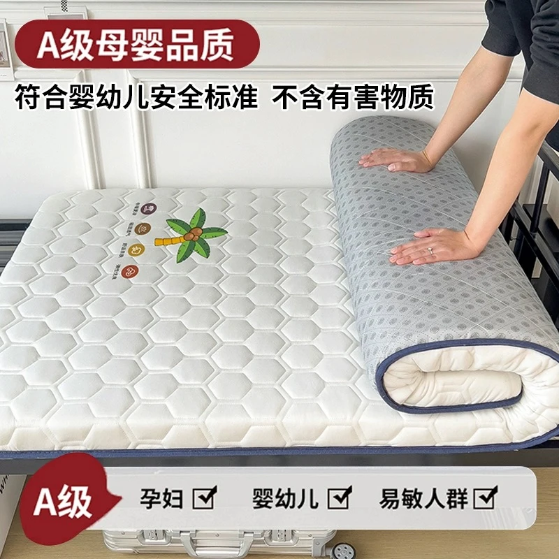 Coconut palm mattresses tatami mat household double foldable Coir mattress students dormitory single sponge soft mattress