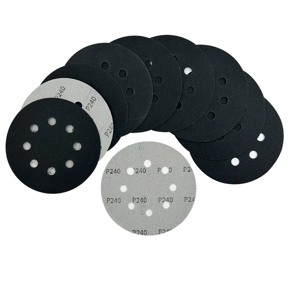

5 Inch 125mm Sanding Disc 8 Holes Wet Dry Sandpaper Polishing Abrasive Discs For Sander Polisher Car Metal Wood 60-5000 Grit